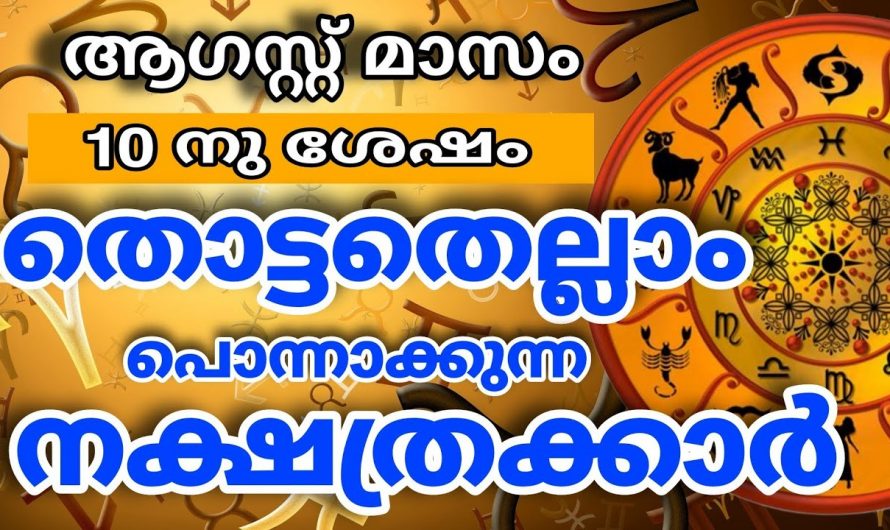 ദുഃഖങ്ങളും സങ്കടങ്ങളും നീങ്ങി നേട്ടവും അഭിവൃദ്ധിയും പ്രാപിക്കുന്ന ജാതകക്കാർ . കണ്ടു നോക്കൂ.