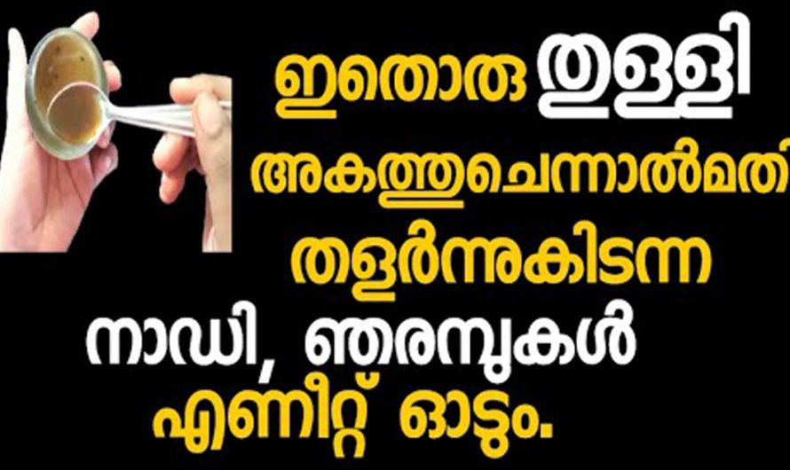 നാഡീ വ്യവസ്ഥ പൂർവസ്ഥിതിയിലാക്കാൻ ഇത് ഒരെണ്ണം മാത്രം മതി. കണ്ടു നോക്കൂ.