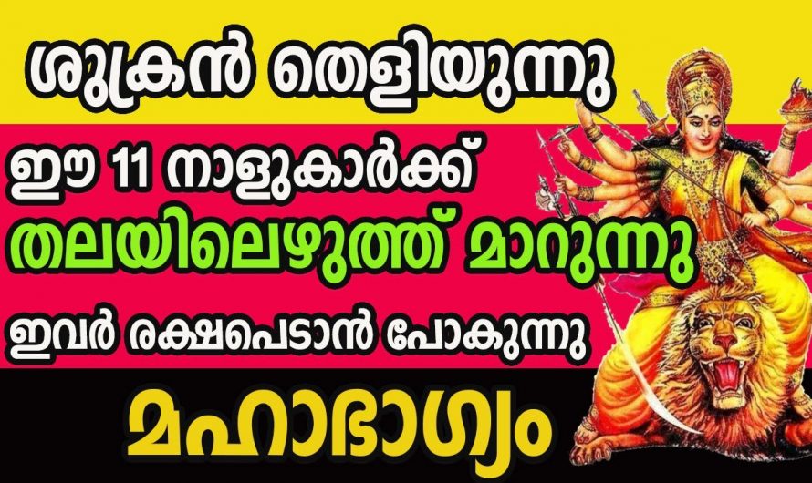 ജീവിതത്തിൽ സർവ്വ ഐശ്വര്യവും പ്രാപിക്കുന്ന നക്ഷത്രക്കാരെ ആരും അറിയാതെ പോകരുതേ. കണ്ടു നോക്കൂ.