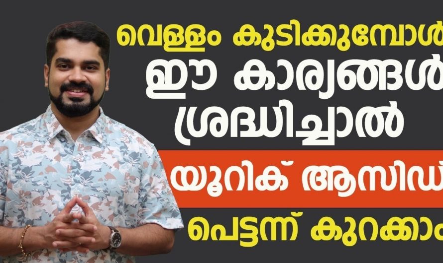 ശരീരത്തിൽ കെട്ടിക്കിടക്കുന്ന എത്ര വലിയ യൂറിക് ആസിഡിനെയും കുറയ്ക്കാൻ ഇത്തരം ഭക്ഷണങ്ങൾ ശീലമാക്കൂ. മാറ്റം സ്വയം തിരിച്ചറിയൂ.