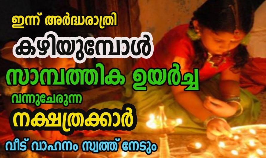 സാമ്പത്തിക ഉയർച്ചയാൽ ജീവിതത്തിൽ നേട്ടങ്ങൾ കൊയ്യുന്ന നക്ഷത്രക്കാരെ ആരും അറിയാതെ പോകരുതേ.