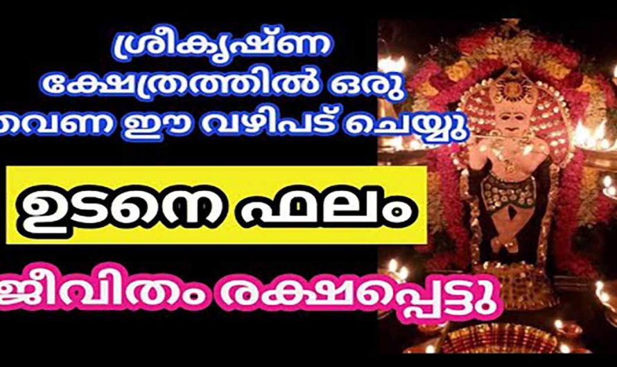 ജീവിതത്തിലെ എല്ലാ പ്രതിസന്ധി ഘട്ടങ്ങളെയും മറികടക്കാൻ ശ്രീകൃഷ്ണ ക്ഷേത്രത്തിൽ ചെയ്യേണ്ട ഈ കാര്യത്തെക്കുറിച്ച് അറിയാതെ പോയല്ലോ.