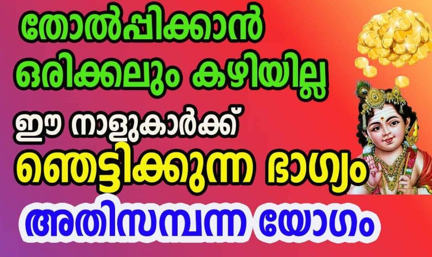 ഈശ്വരാനുഗ്രഹത്താൽ ജീവിതത്തിൽ കുതിച്ചുയരാൻ സാധിക്കുന്ന നക്ഷത്രക്കാരെ ആരും തിരിച്ചറിയാതെ പോകല്ലേ.