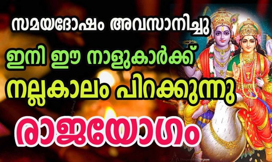 സമയ ദോഷത്തെ മറികടന്ന് രാജയോഗം നേടുന്ന നക്ഷത്രക്കാരെ ഇതുവരെയും അറിയാതെ പോയല്ലോ.