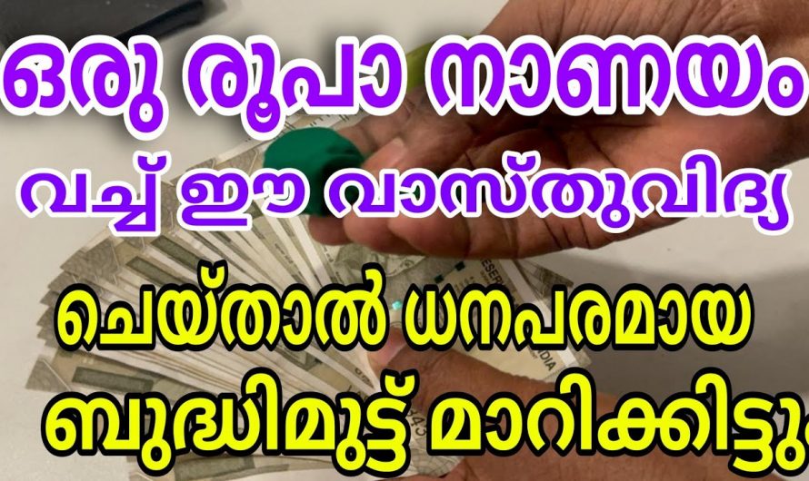 ഒരു രൂപ നാണയം കയ്യിലുണ്ടോ? എങ്കിൽ ഇങ്ങനെ ചെയ്യൂ പണം മേലേക്ക് മേൽ വന്നു നിറയും. ഇതാരും അറിയാതെ പോകല്ലേ.