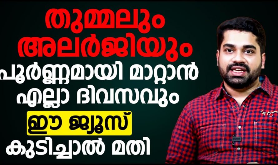 ഈയൊരു ജ്യൂസ് ശീലമാക്കൂ അലർജി താനെ കുറഞ്ഞോളും. ഇതാരും കാണാതെ പോകല്ലേ.