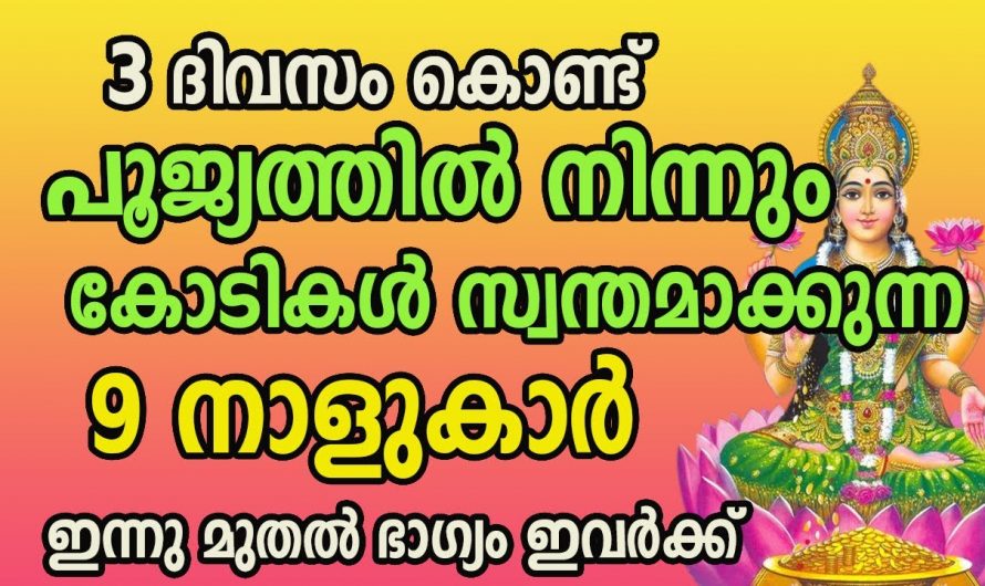 ഒന്നുമില്ലായ്മയിൽ നിന്ന് കോടീശ്വരനായി മാറുന്ന നക്ഷത്രക്കാരെ ആരും തിരിച്ചറിയാതെ പോകല്ലേ.